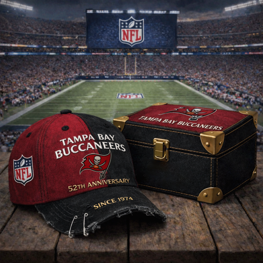 Premium NFL TBB Anniversary Vintage Crackle Hat V7 NMD CTKT