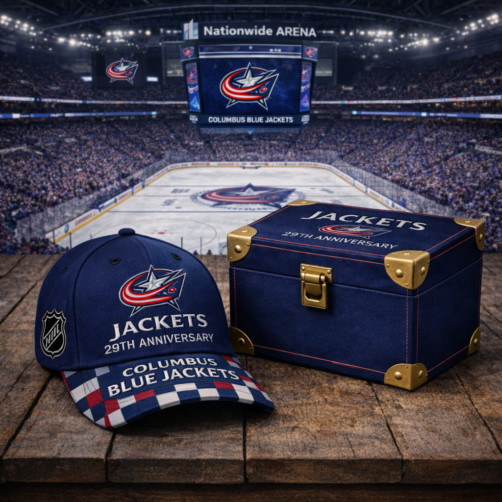 Premium NHL CBJ Anniversary Hat V3 NMD CTKT