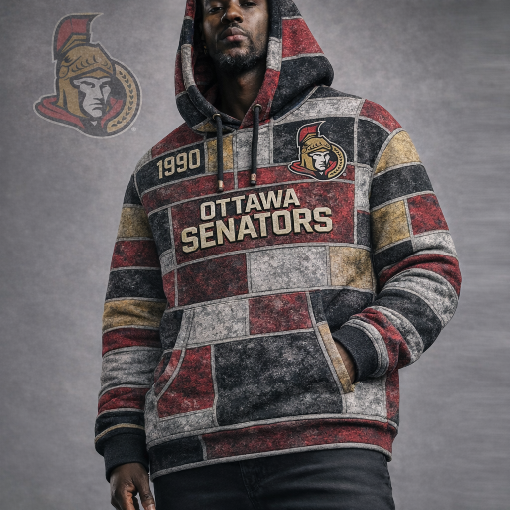 Premium NHL OS Vintage Patchwork Hoodie V2 NMD CTKT