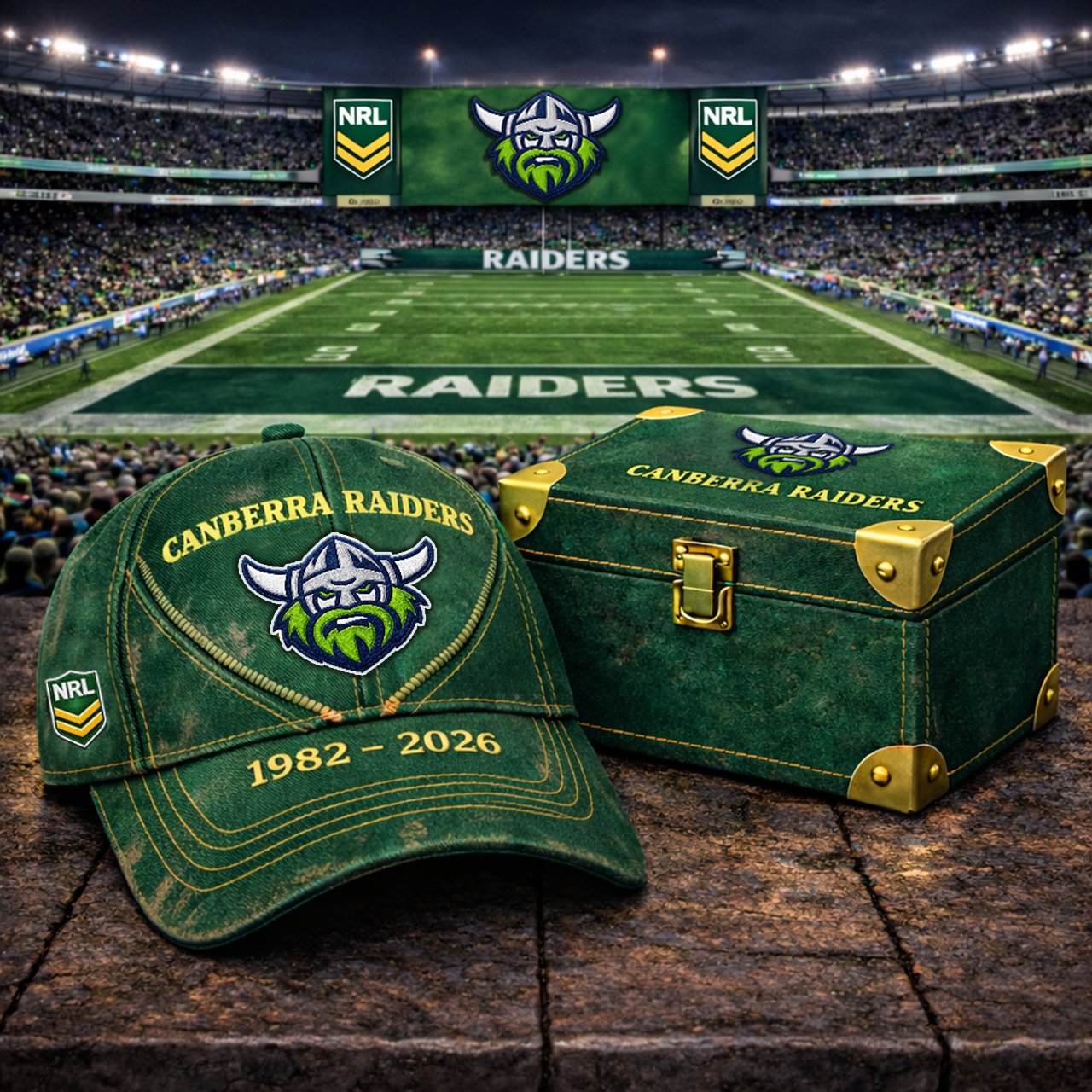 Premium NRL CR Vintage Zipper Heritage Anniversary Cap V10 NMD TTV