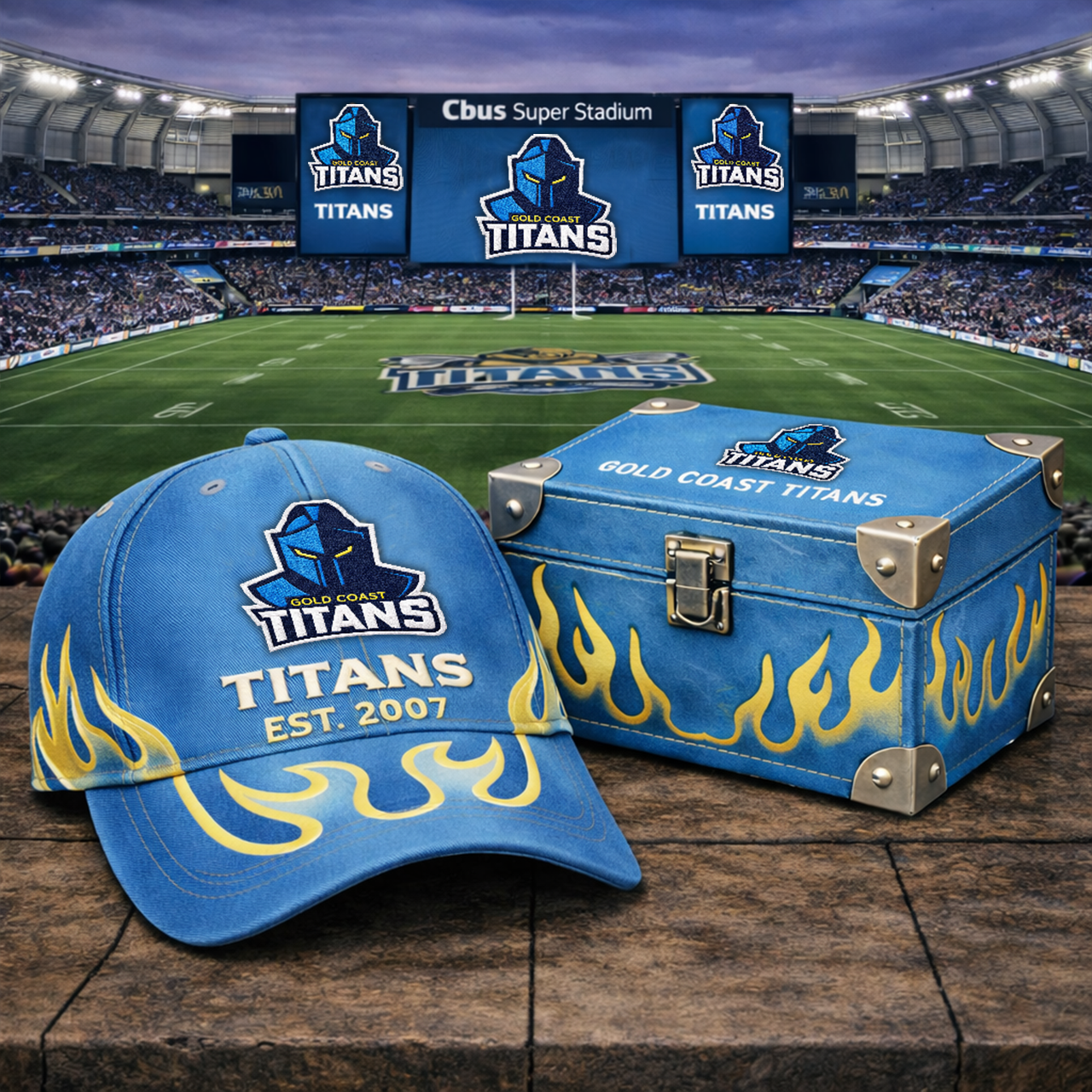 Premium NRL GCT Flame Heritage Vintage Cap V13 NMD  TTV