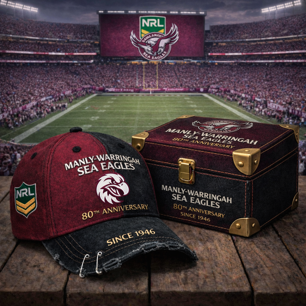Premium NRL MWSE Anniversary Vintage Crackle Hat V7 NMD CTKT
