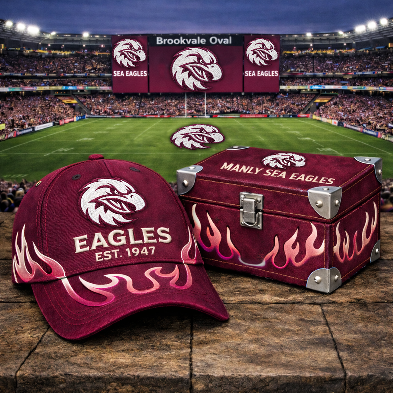 Premium NRL MWSE Flame Heritage Vintage Cap V13 NMD  TTV