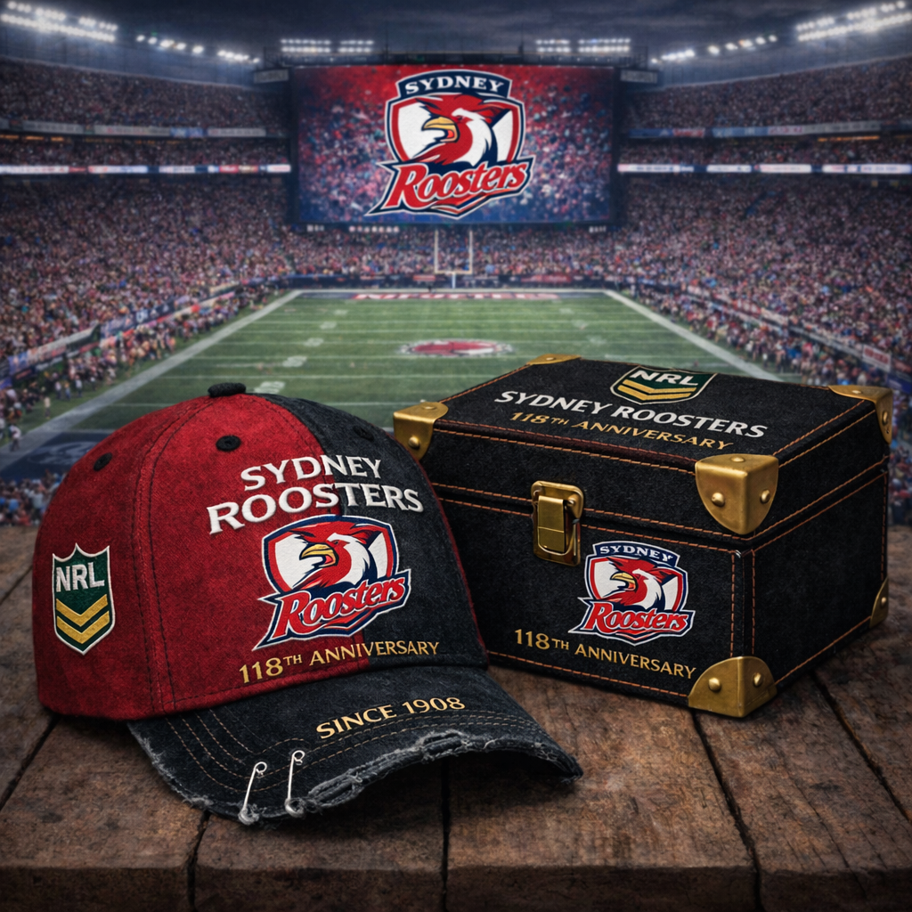 Premium NRL SR Anniversary Vintage Crackle Hat V7 NMD CTKT