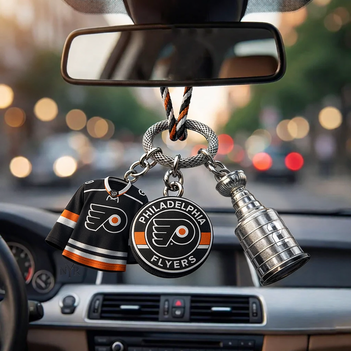 Premium PHI x NHL Custom Jersey Logo Cup Car Charm DATND TANTD 250326