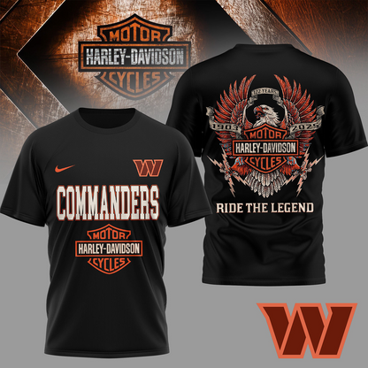 WAS Premium NFL 122 Year Harley Davidson 3D Shirt 2603 DatND DVT
